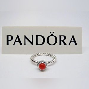 Pandora July Birthstone ring